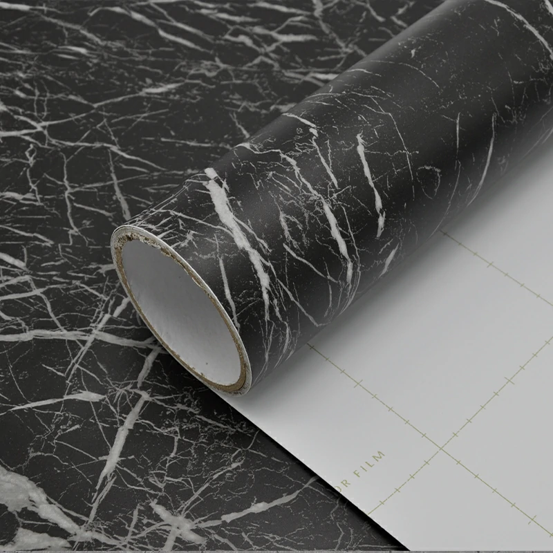 Black Marquina Marble Interior Film – Stone Effect (Model ns804) - Image 5
