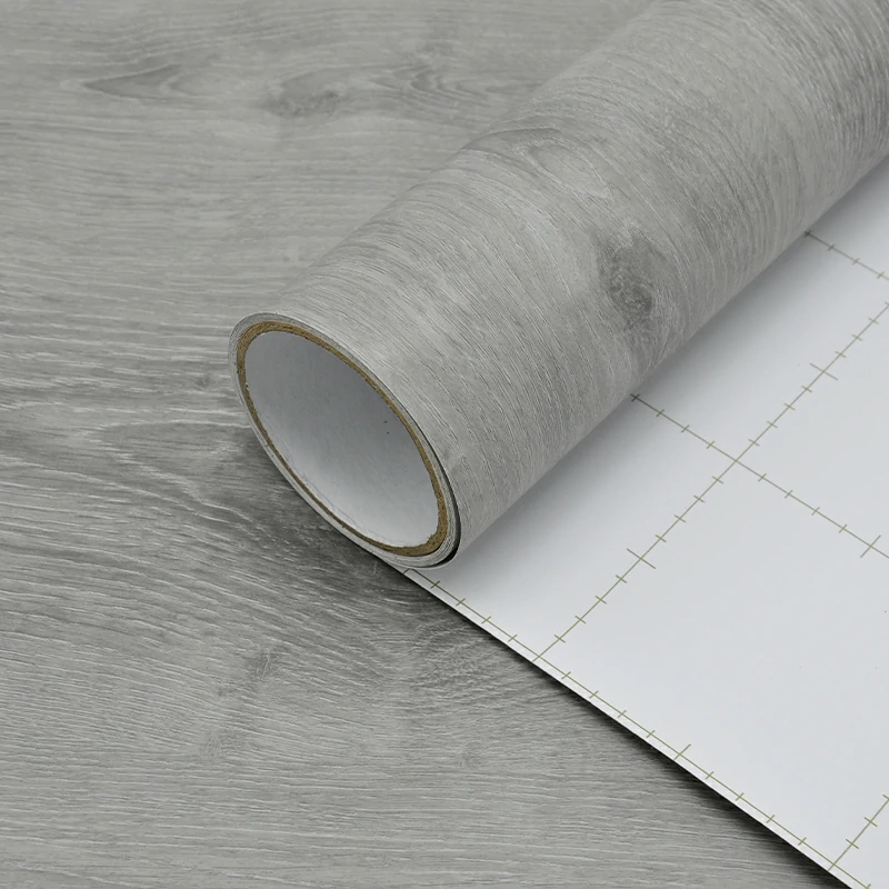 Modern Grey Oak Wood Grain Interior Film (Model NF962) - Image 5