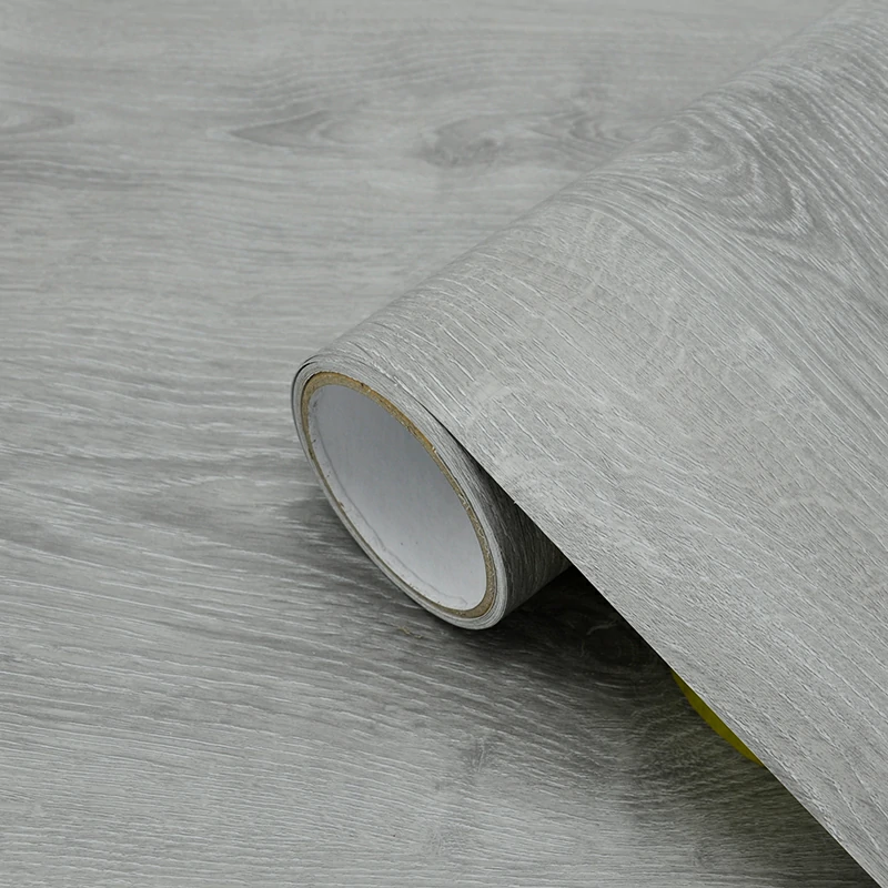 Modern Grey Oak Wood Grain Interior Film (Model NF962) - Image 4